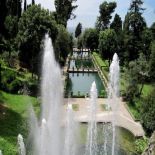 Villa D este fontana centrale - Tivoli car tour
