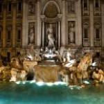 The Trevi fountain - Rome - Italy