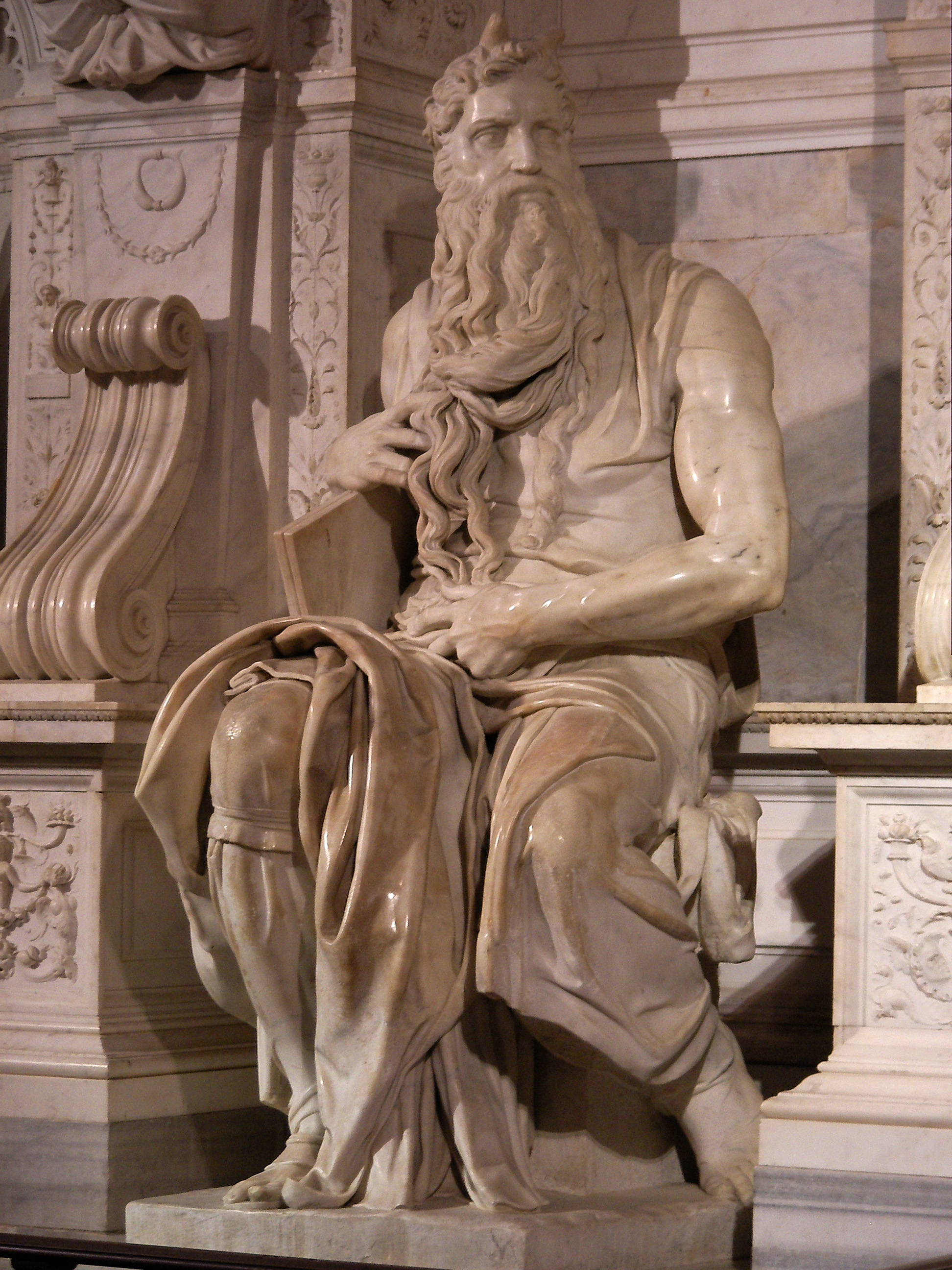 Moses - Michelangelo in San Pietro in Vincoli Rome Italy