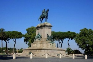 Piazza Garibaldi Gianicolo - Rome car tour