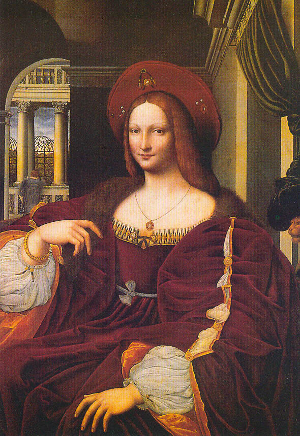 Isabella di Aragona as Mona Lisa Raffaello