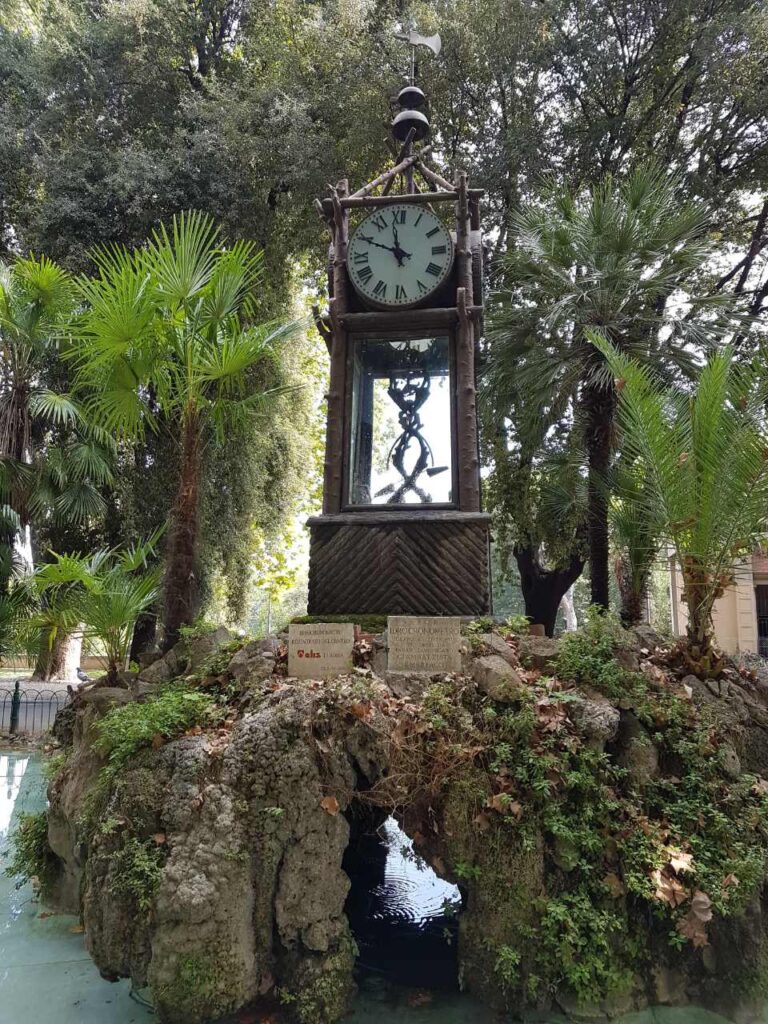 Water clock of Villa Borghese - Rome - Italy private tour