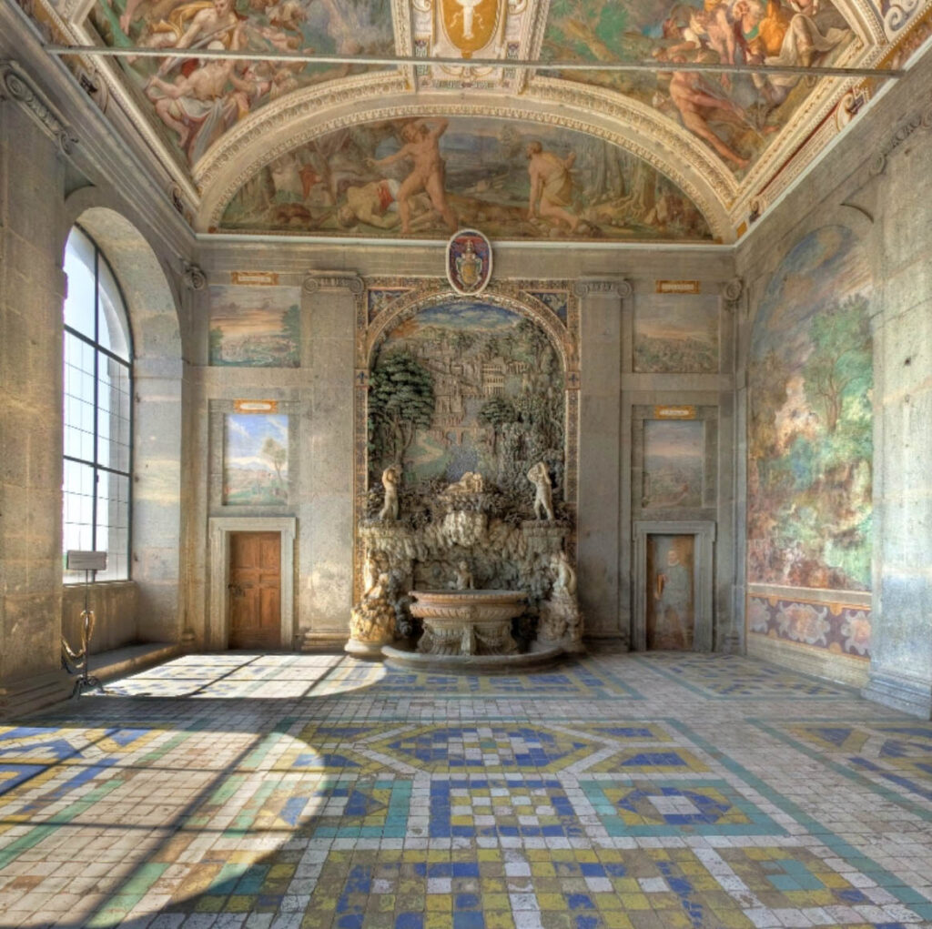 Fountain room in Palazzo Farnese - Caprarola - Lazio private tour