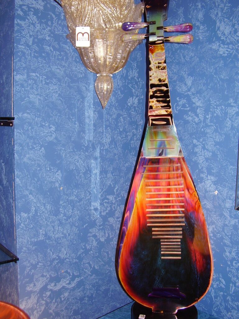 Instrument de musique en verre - Murano - Italie