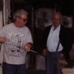 Master glassmaker in Venice - factory hand made creation from the beginning until the end