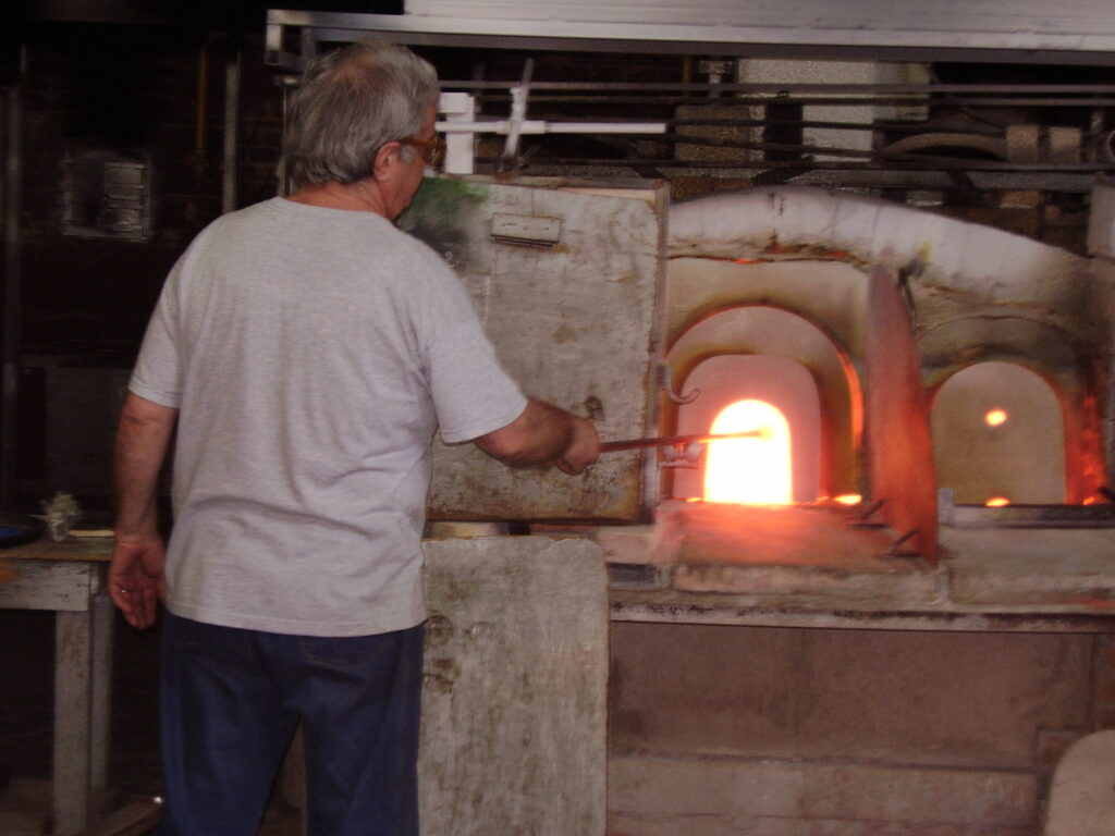 Murano - factory hand made creation from the beginning until the end