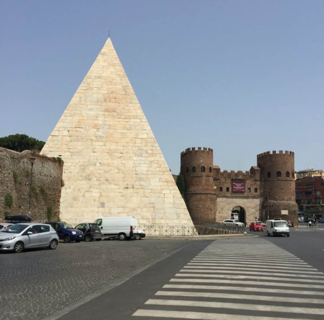 Пирамида Честиа - Piramide Cestia Roma