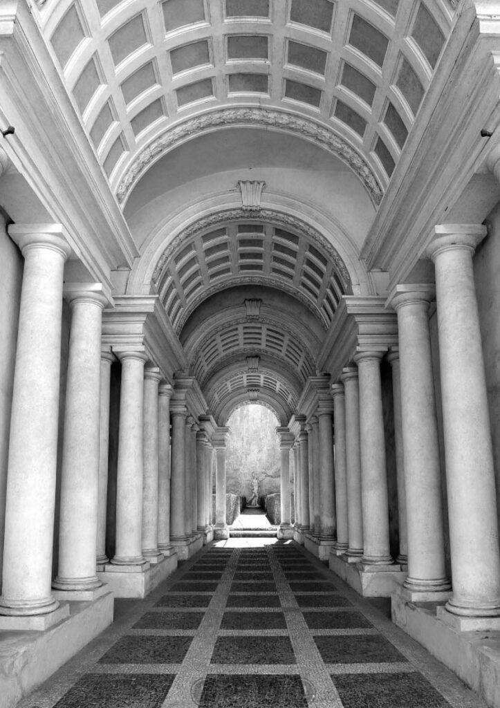 Perspective Borromini - Palazzo Spada Rome