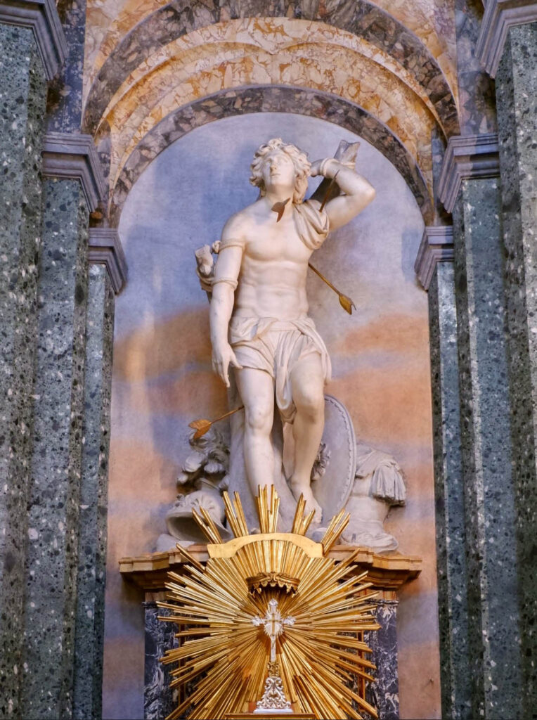 Saint Sébastien - Basilique de Sant'Angese in Agone